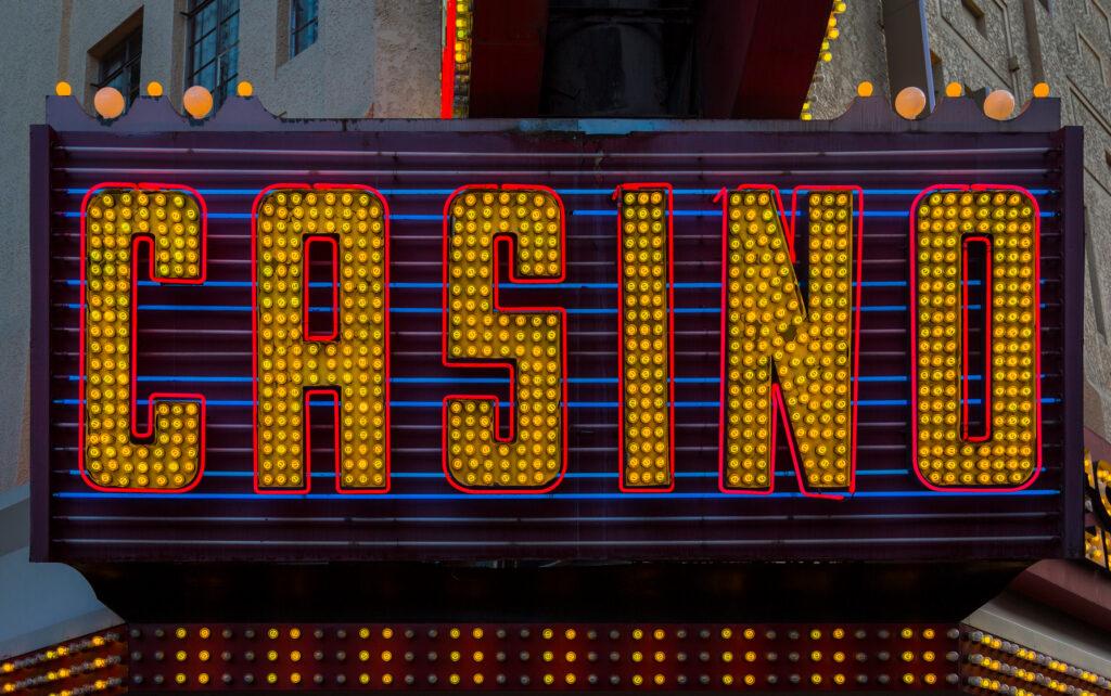 Casino Sign - Four Winds Casino New Buffalo, Michigan