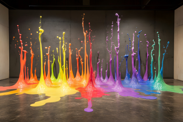 Art Display at a Museum