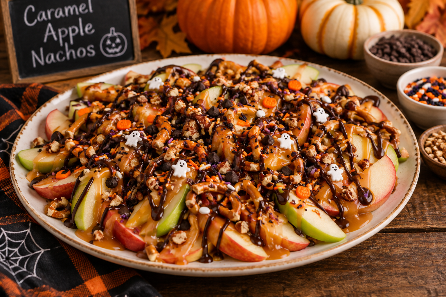 Caramel Apple Nachos