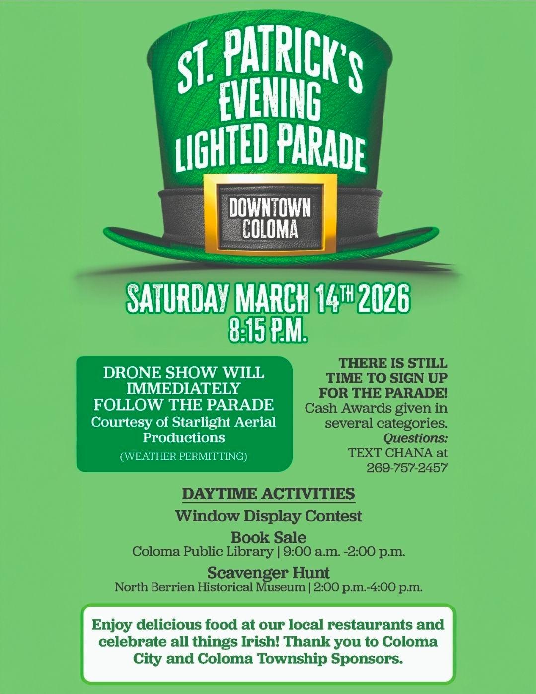 St. Patrick's Evening Lighted Parade