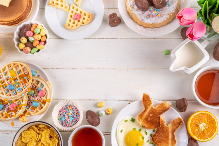 Easter Brunch table