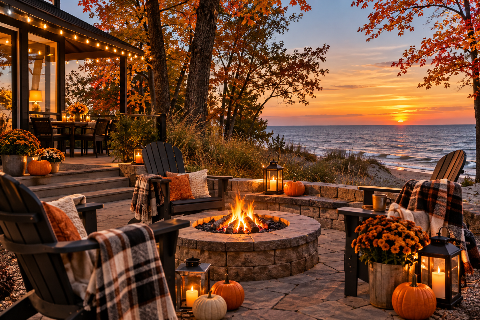 Firepit At The Moose House