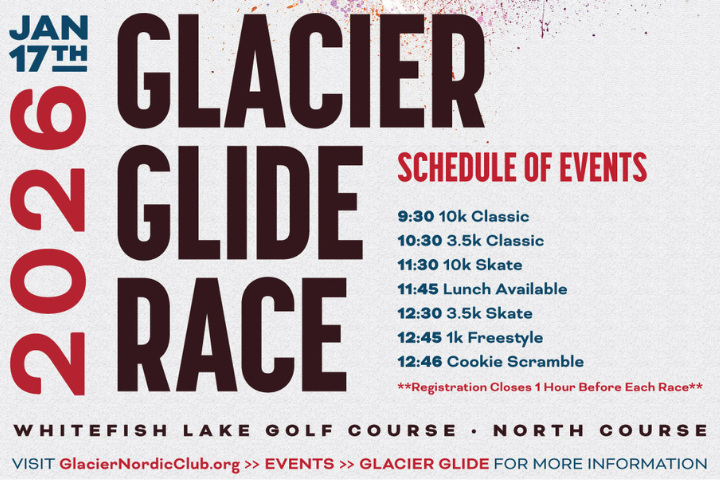 Glacier Glides Poster