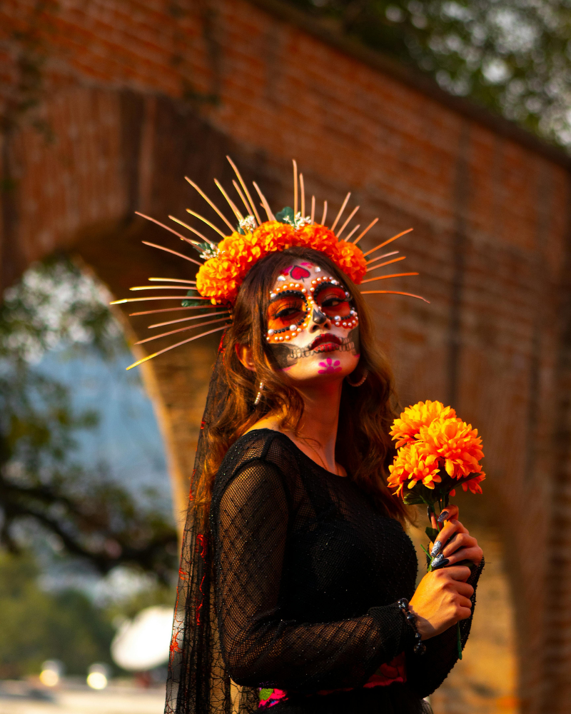 Kids Trick or Treating in a Street