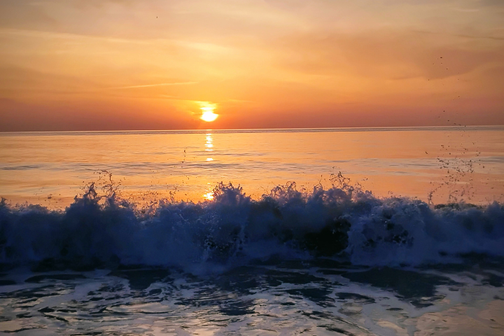 Ocean at Sunset in Naples FL