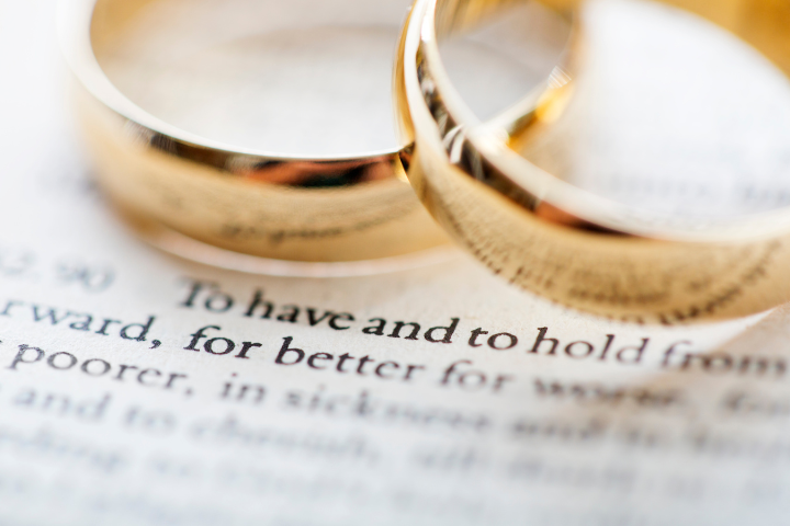 Two Wedding Rings and Vows