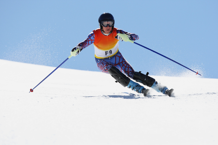 Person ski Racing