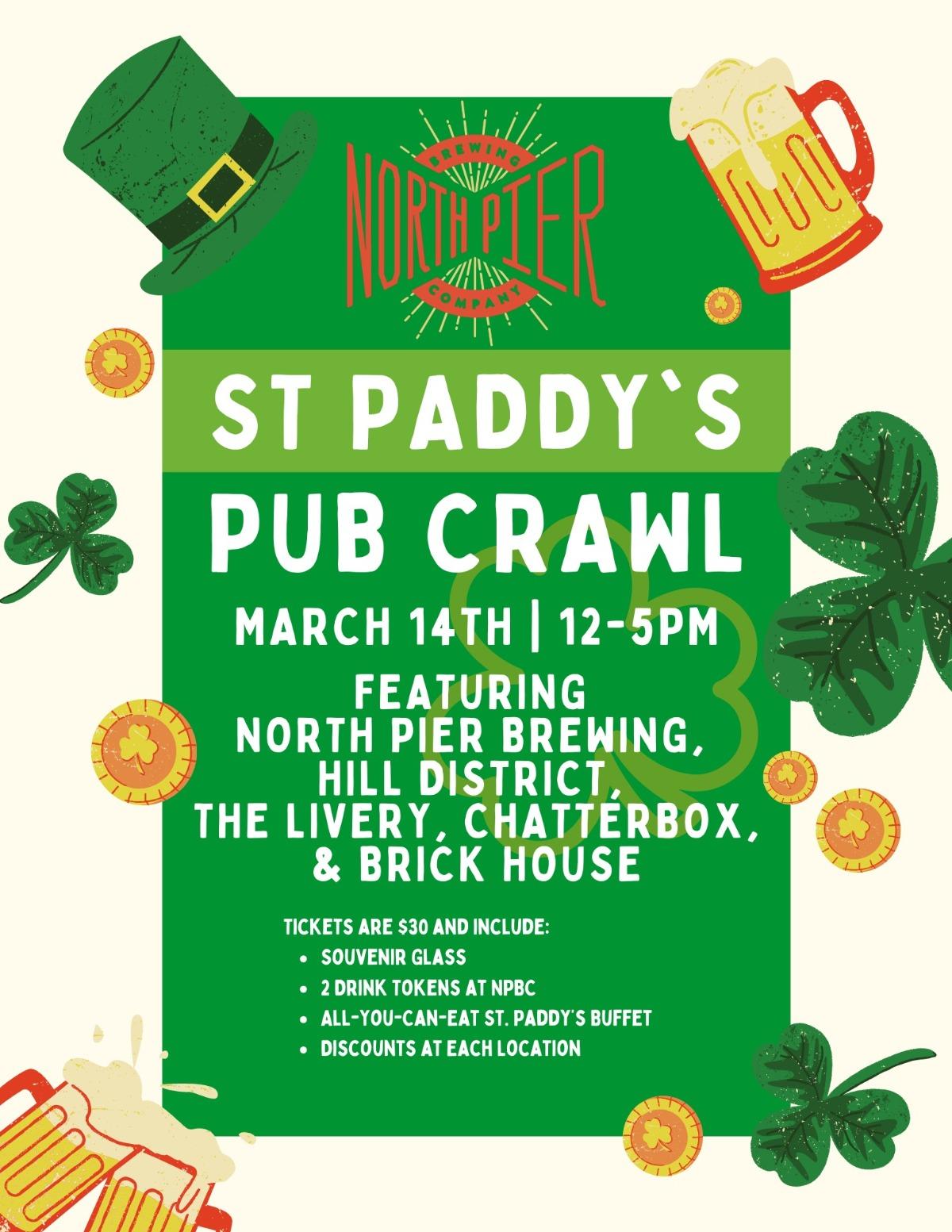 St. Paddy's Pub Crawl Flyer