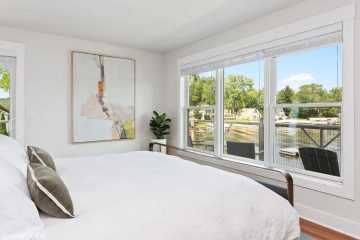 Bedroom designed by Amanda Sacy
