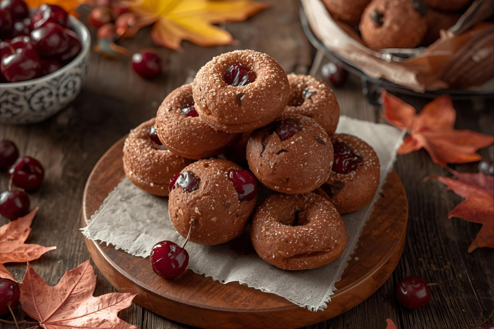 Cherry Cider Donut Holes